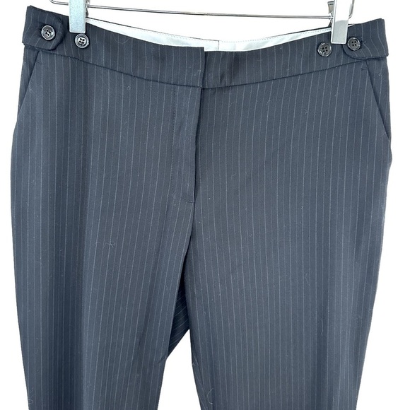 H&M Pinstripe Straight Leg Trousers - Picture 3 of 13